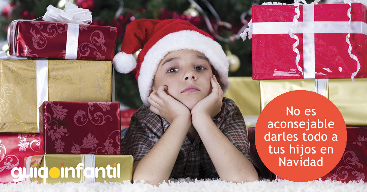 no darles todo a tus hijos en navidad