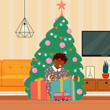 Sorpresa de Gaspar. Poema corto de Navidad para niños hiperregalados