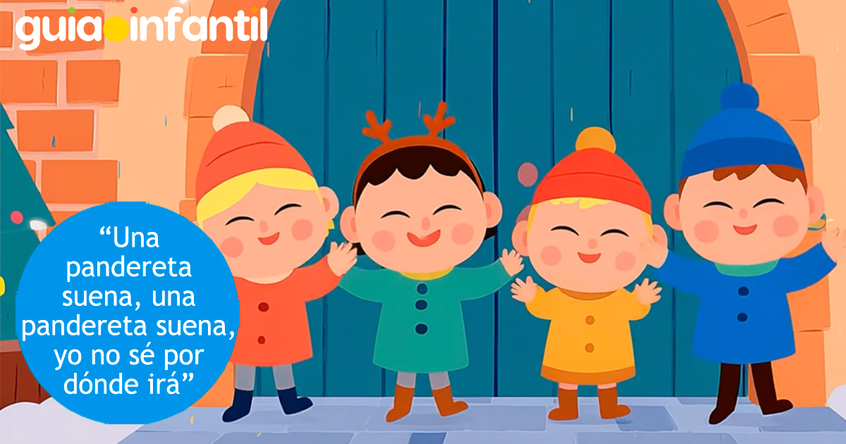 Villancico infantil, Una pandereta suena