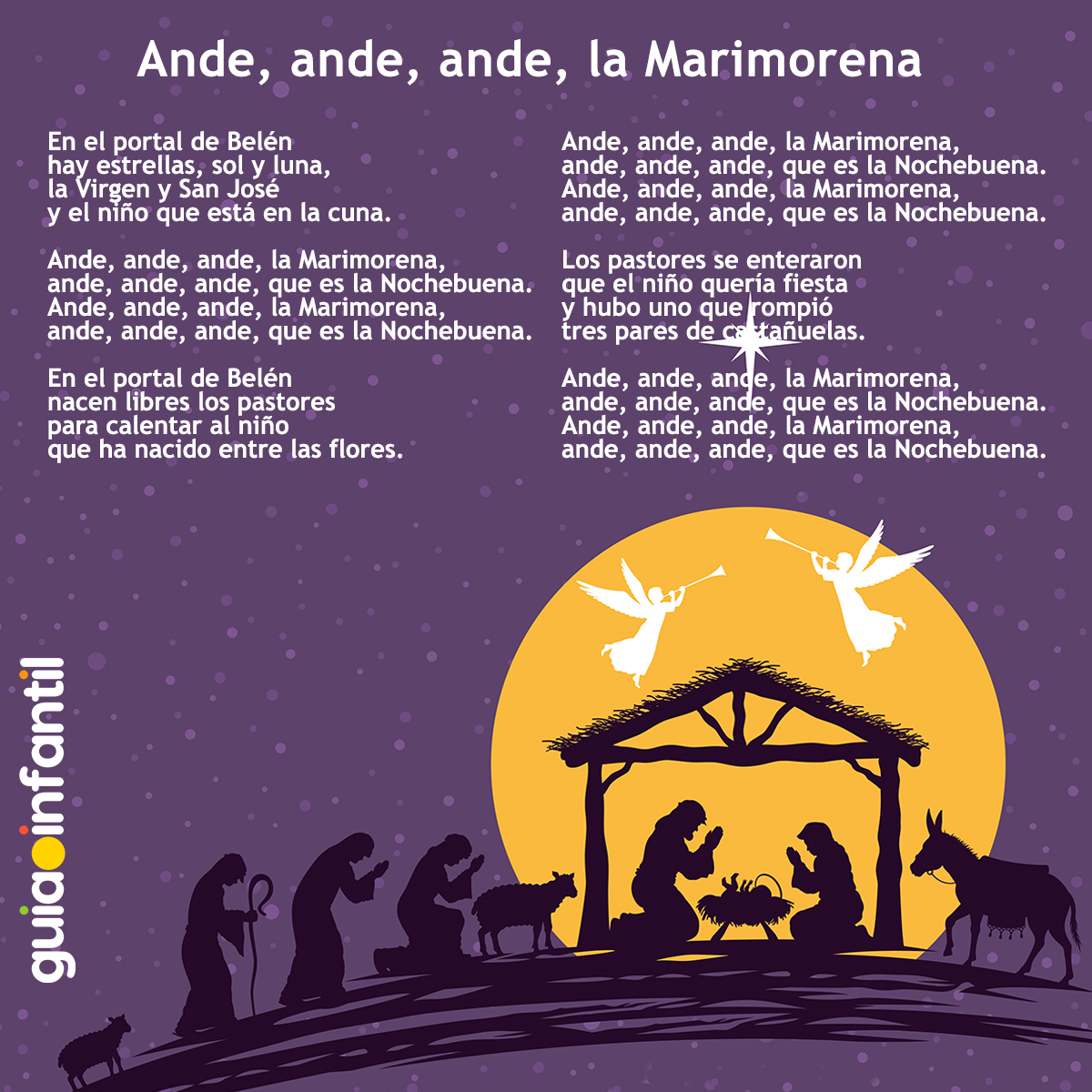 Canción de navidad, La Marimorena