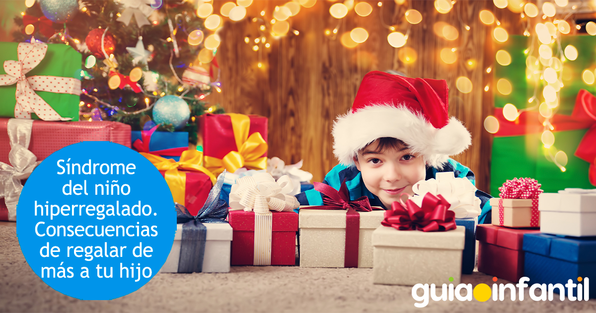 Niños con regalos en exceso