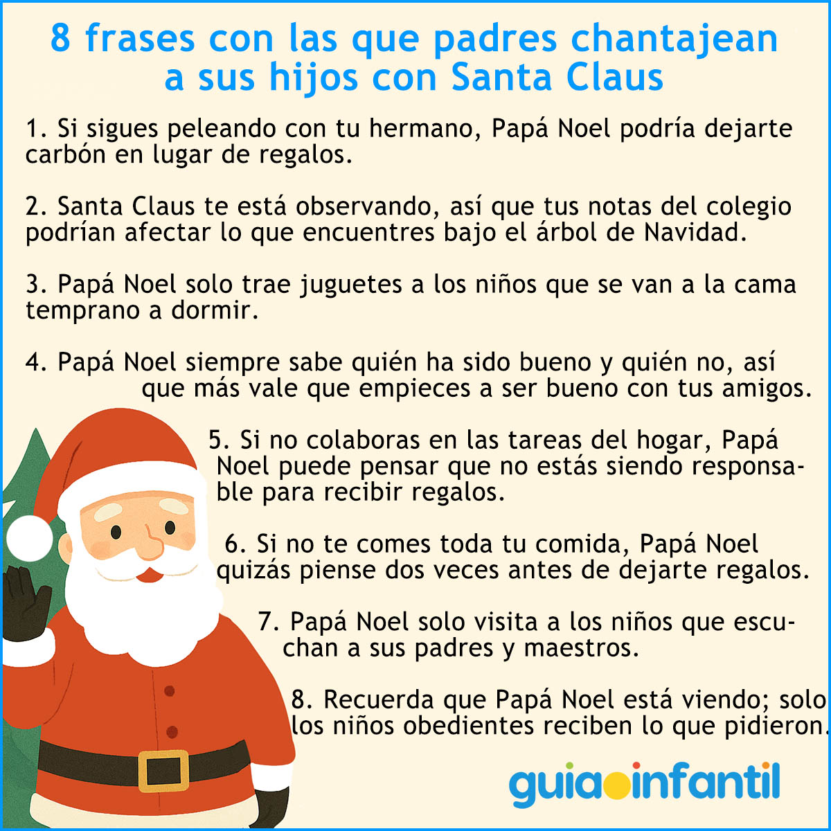 chantajear a los niños en navidad