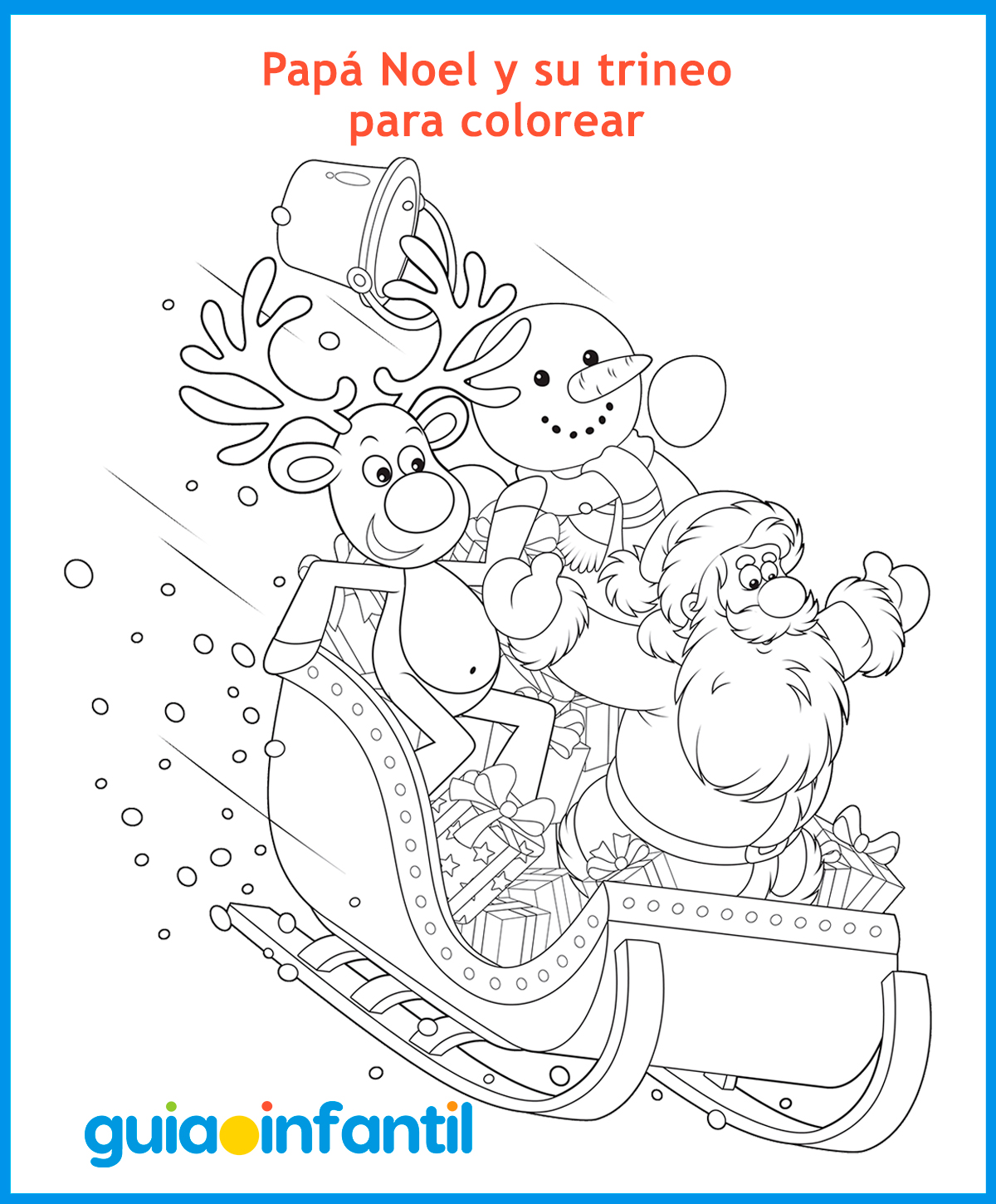 Santa Claus para colorear