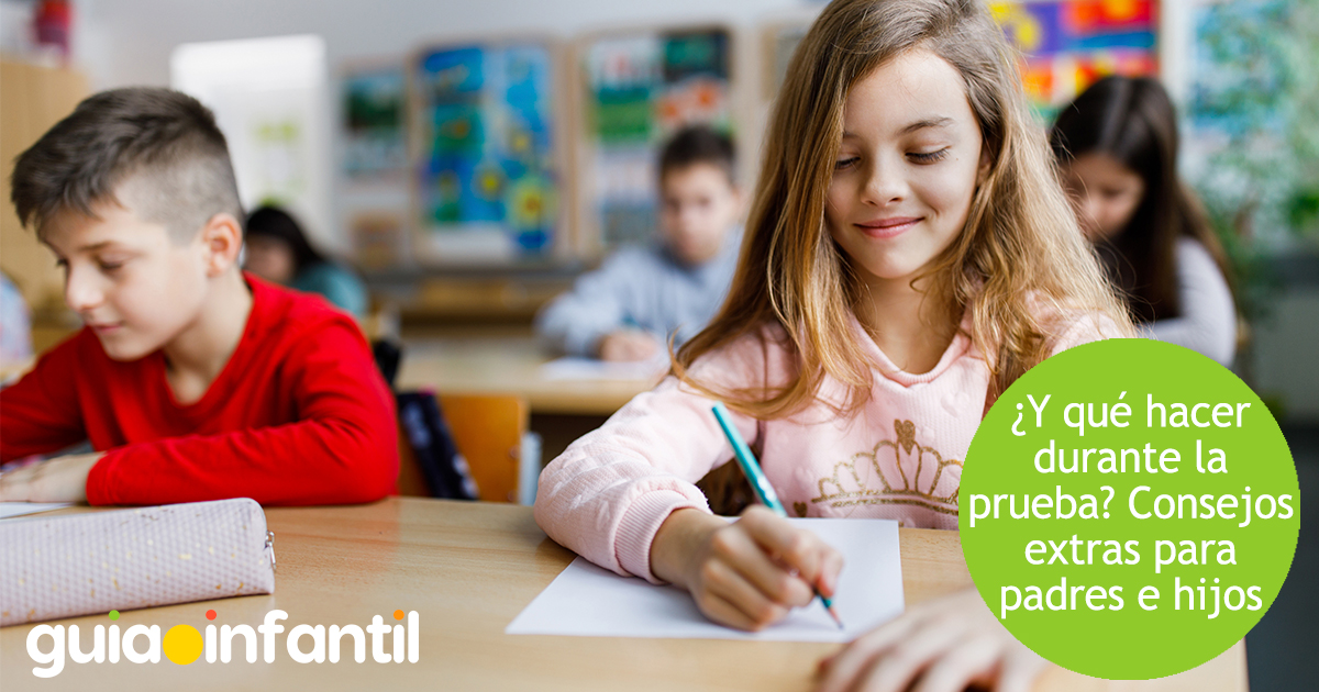 Consejos para aplicar durante la prueba