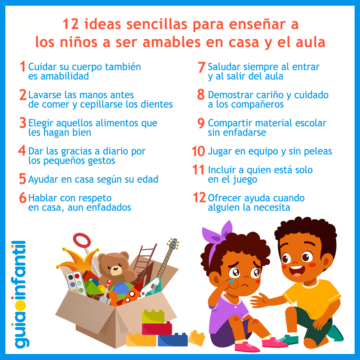 Ideas para que los niños sean amables