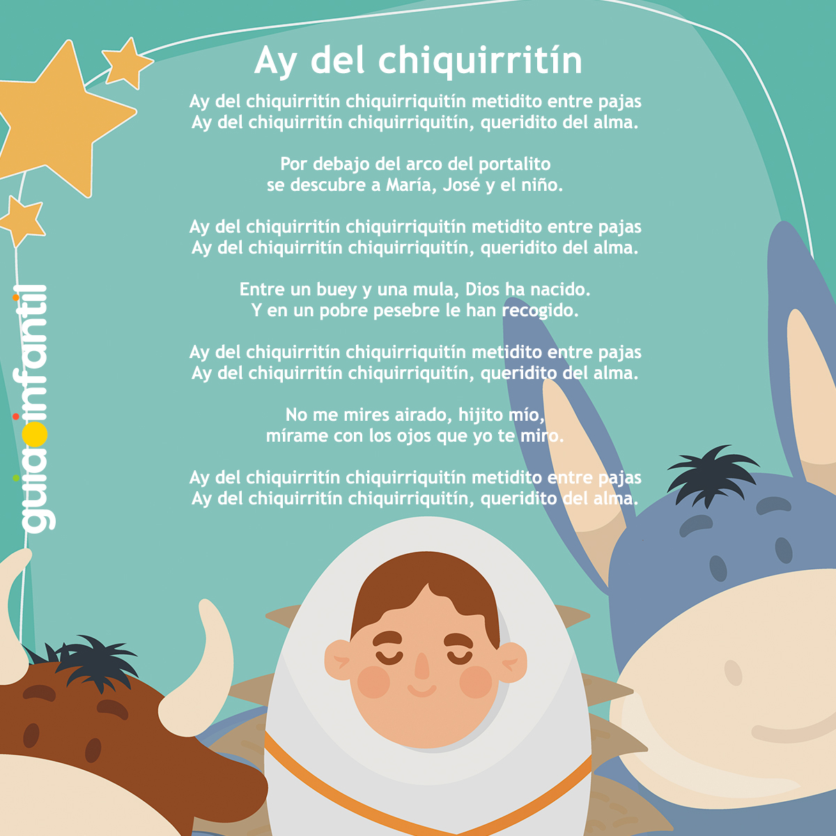 Villancico en imágenes para los niños