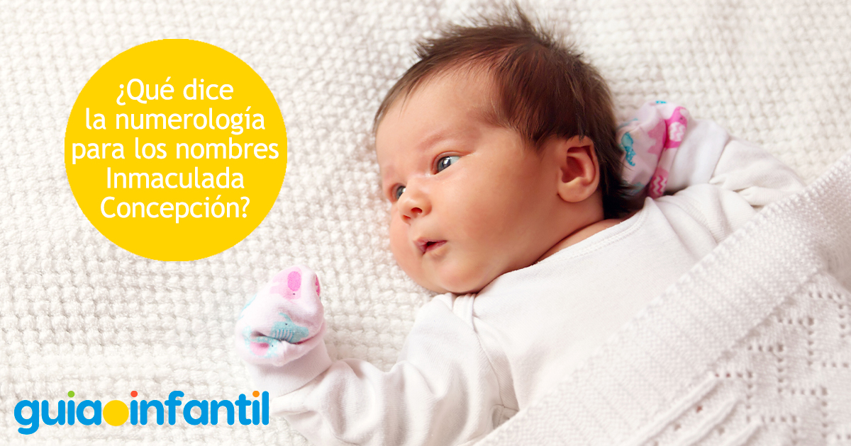 Numerología del nombre Inmaculada Concepción para niñas