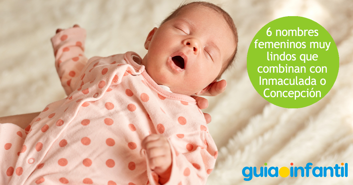 Nombres para niñas que combinan con Inmaculada o Concepción