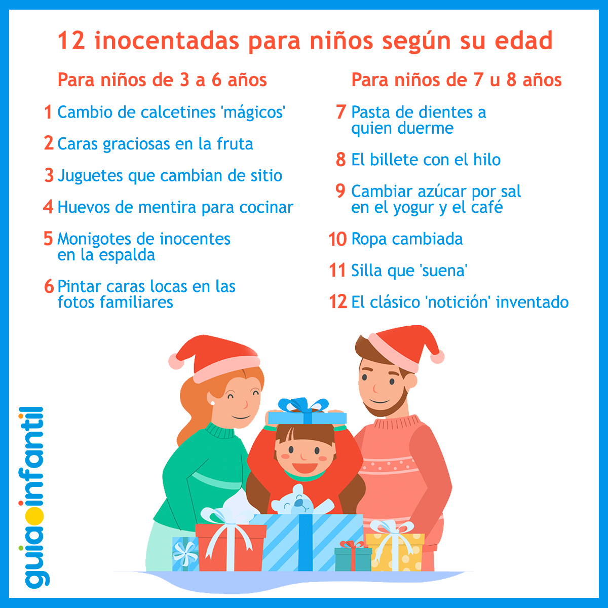 Inocentadas para niños por edades