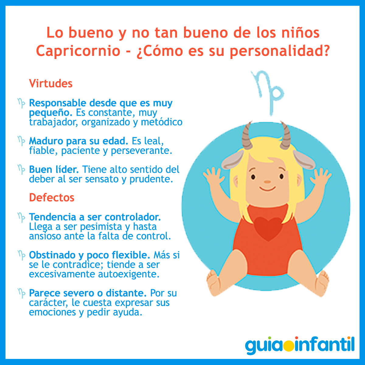 Personalidad de los niños Capricornio