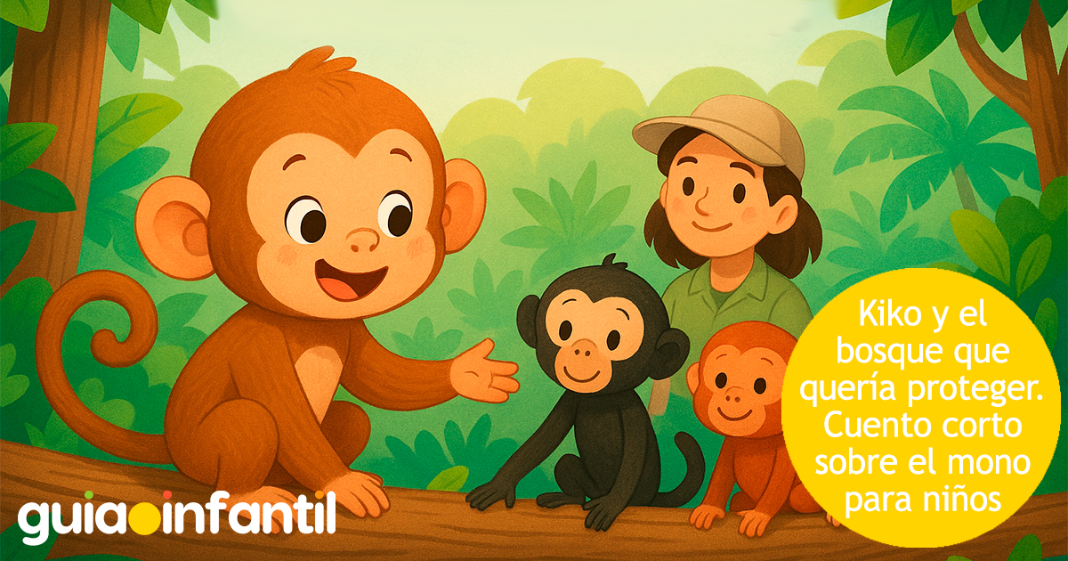Cuento sobre el mono para niños
