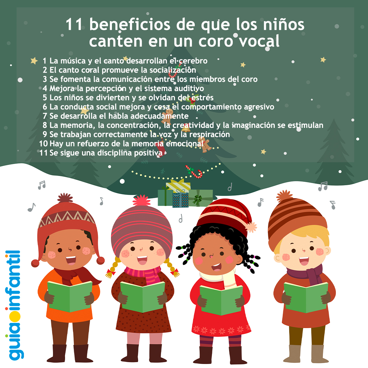 Beneficios de que los niños pertenezcan a un coro