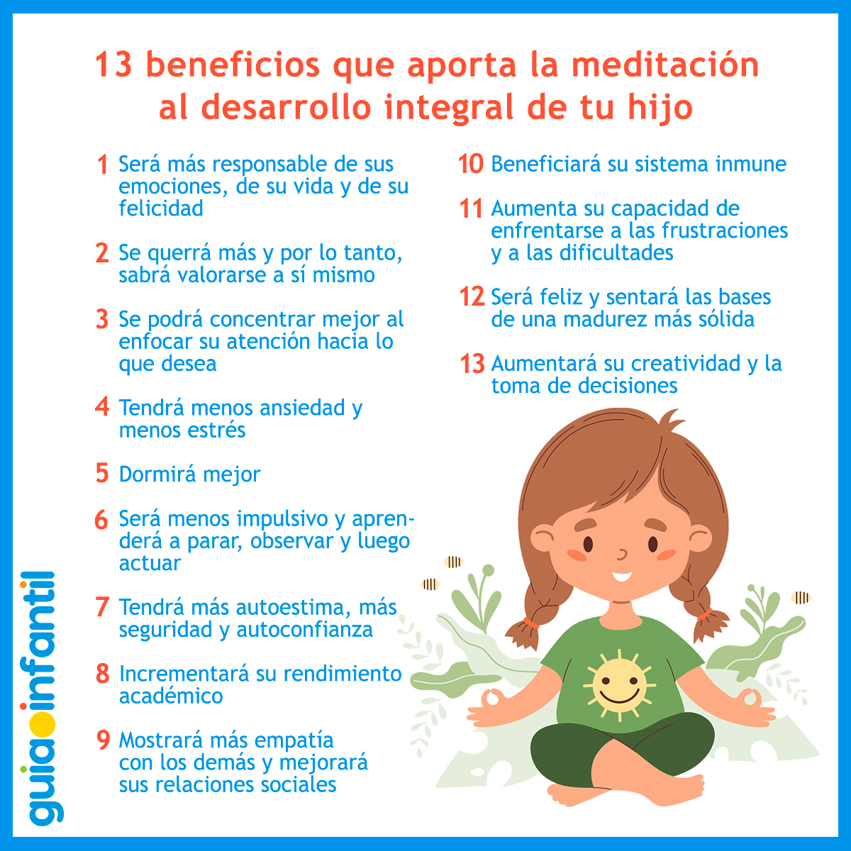 Beneficios de la meditación para el desarrollo de los niños