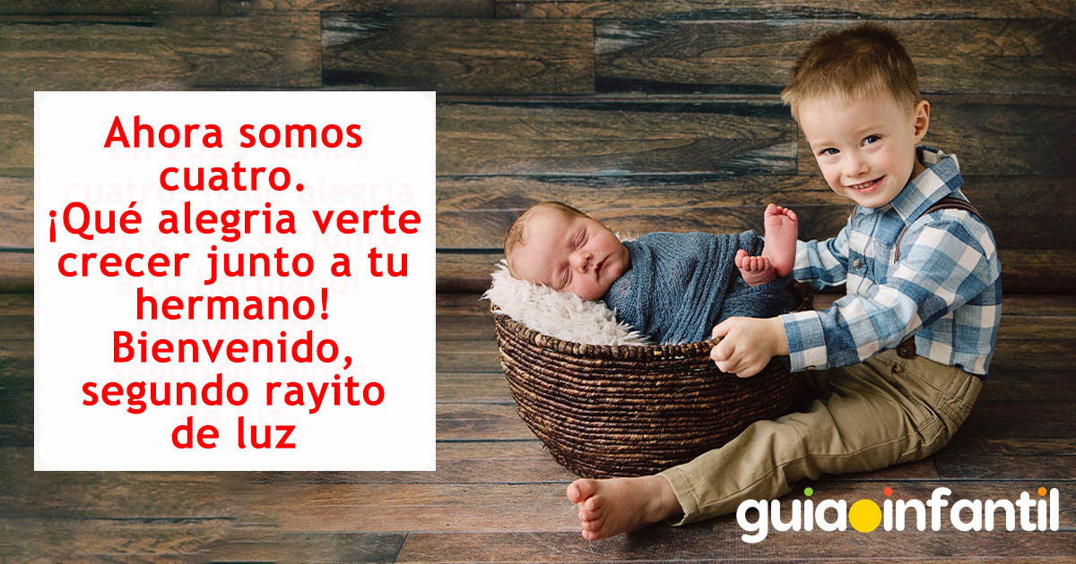 Mensajes de bienvenida para segundos bebés