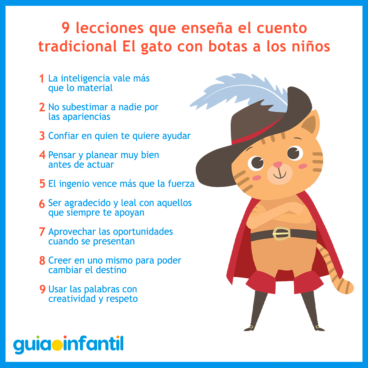 Lecciones que enseña El gato con botas a los niños