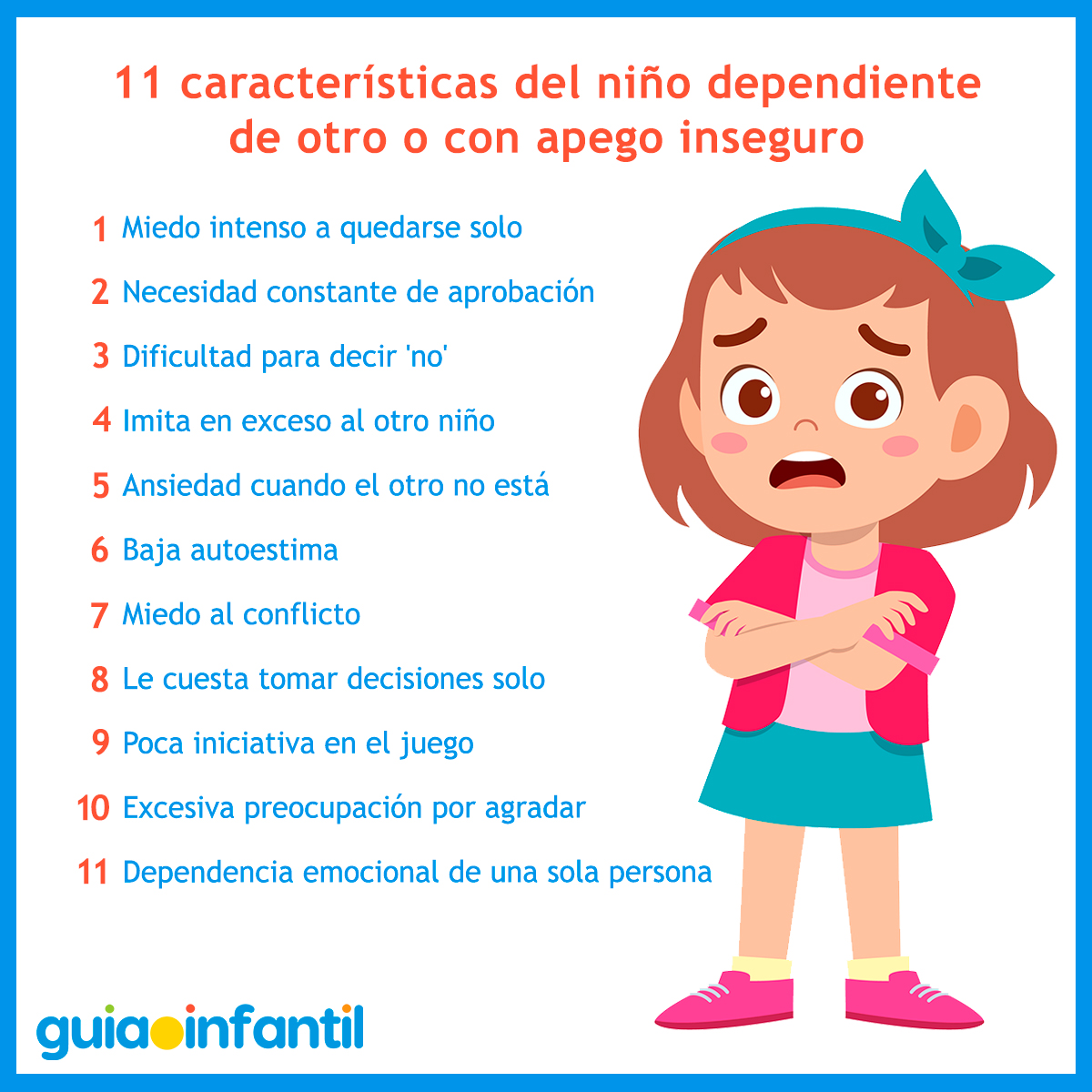 Características del niño dependiente de otro