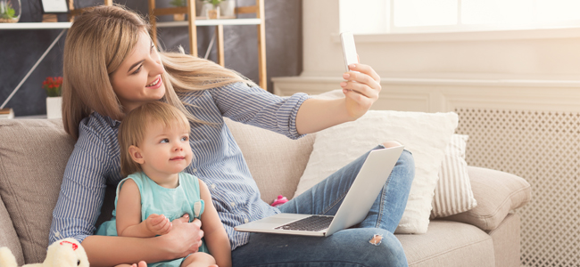padres que necesitan publicar fotos de los niños en redes sociales