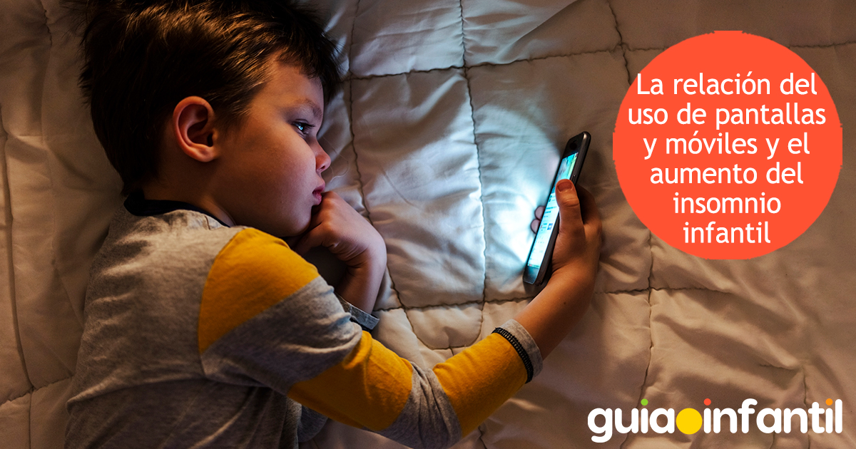 El uso del móvil y el insomnio infantil