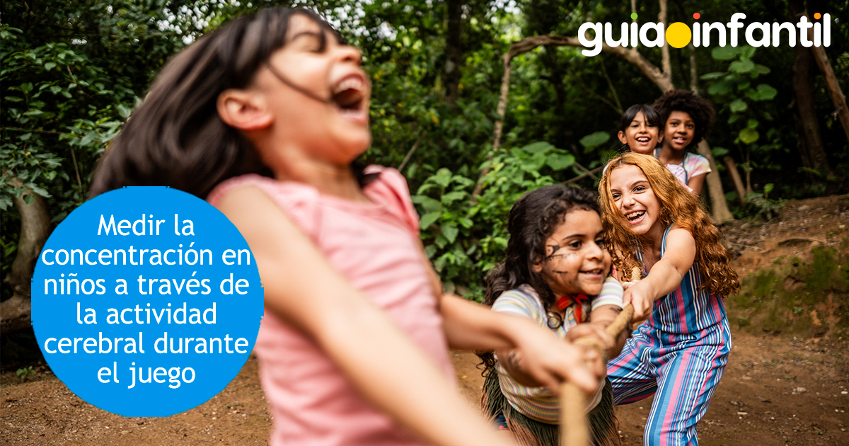 Concentración de los niños durante el juego