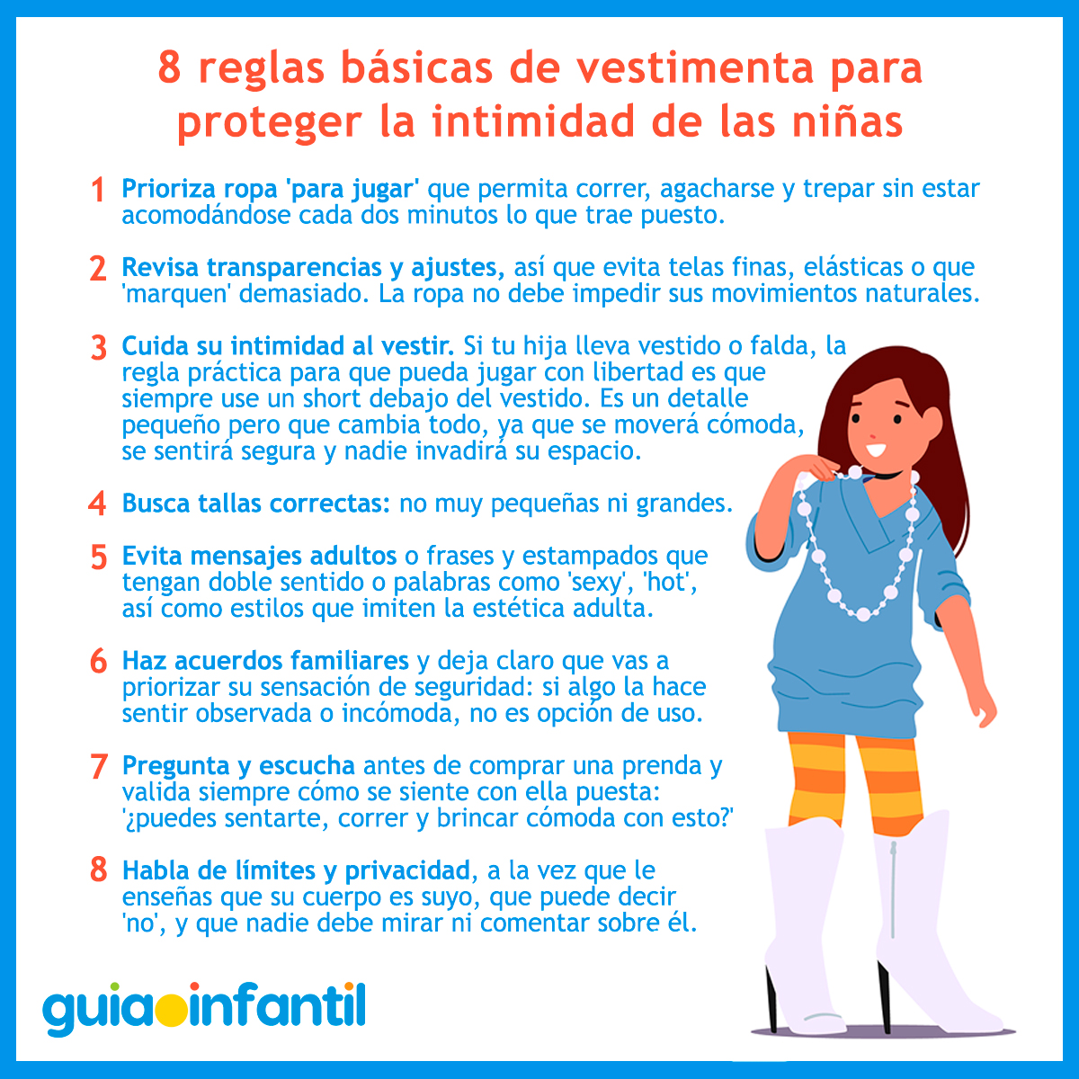 Reglas de vestimenta para las niñas