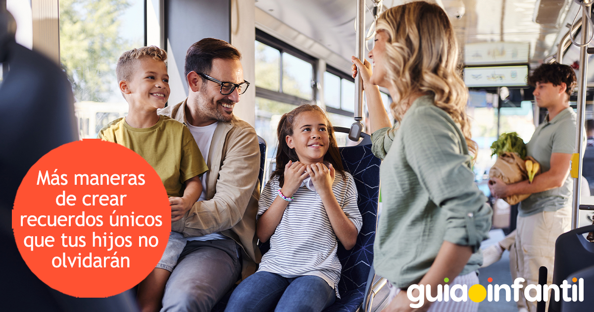 Maneras de crear recuerdos con los niños