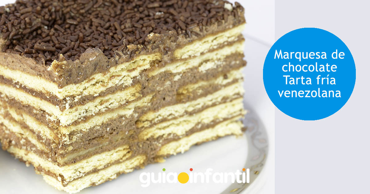 Marquesa de chocolate. Torta venezolana