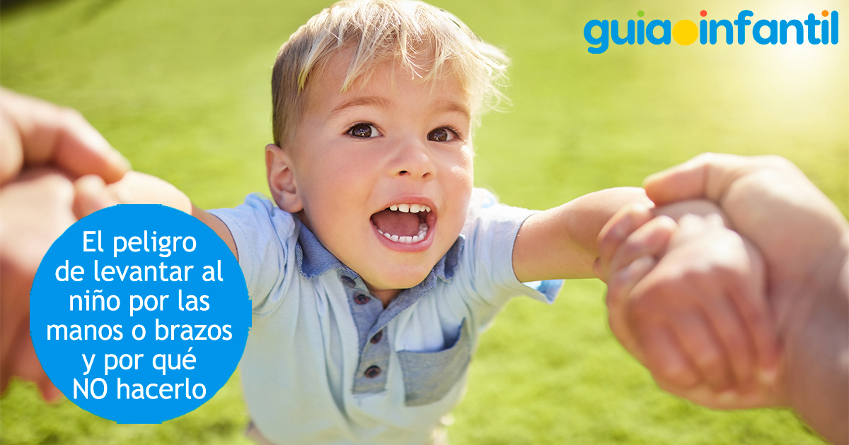 No levantar a los niños de los brazos