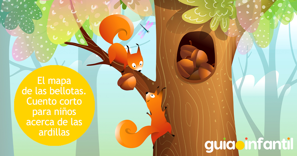 Cuento corto sobre las ardillas para niños