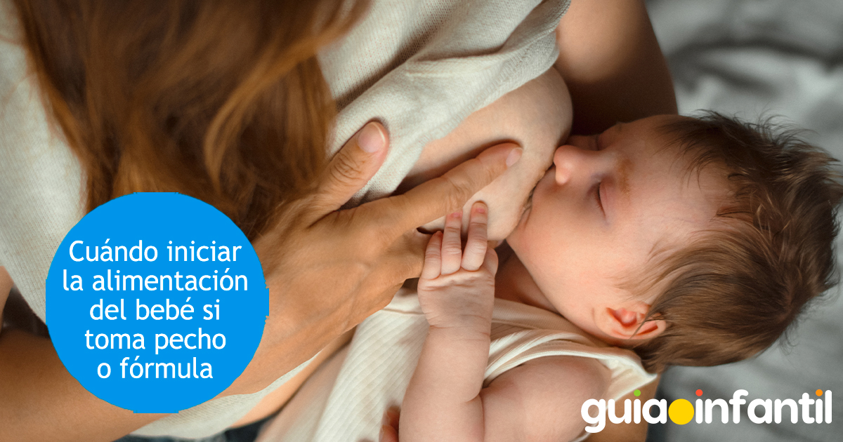 Alimentación del bebé amamantado