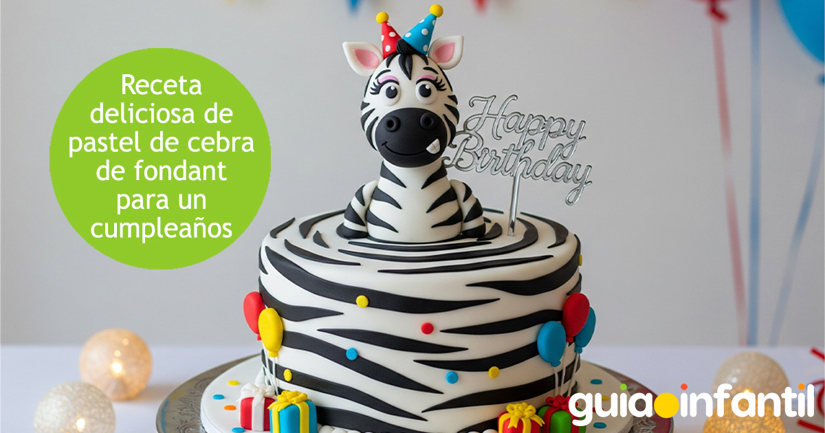 Receta de pastel de fondant para niños