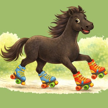 El caballo con patines. Poemas divertidos para niños