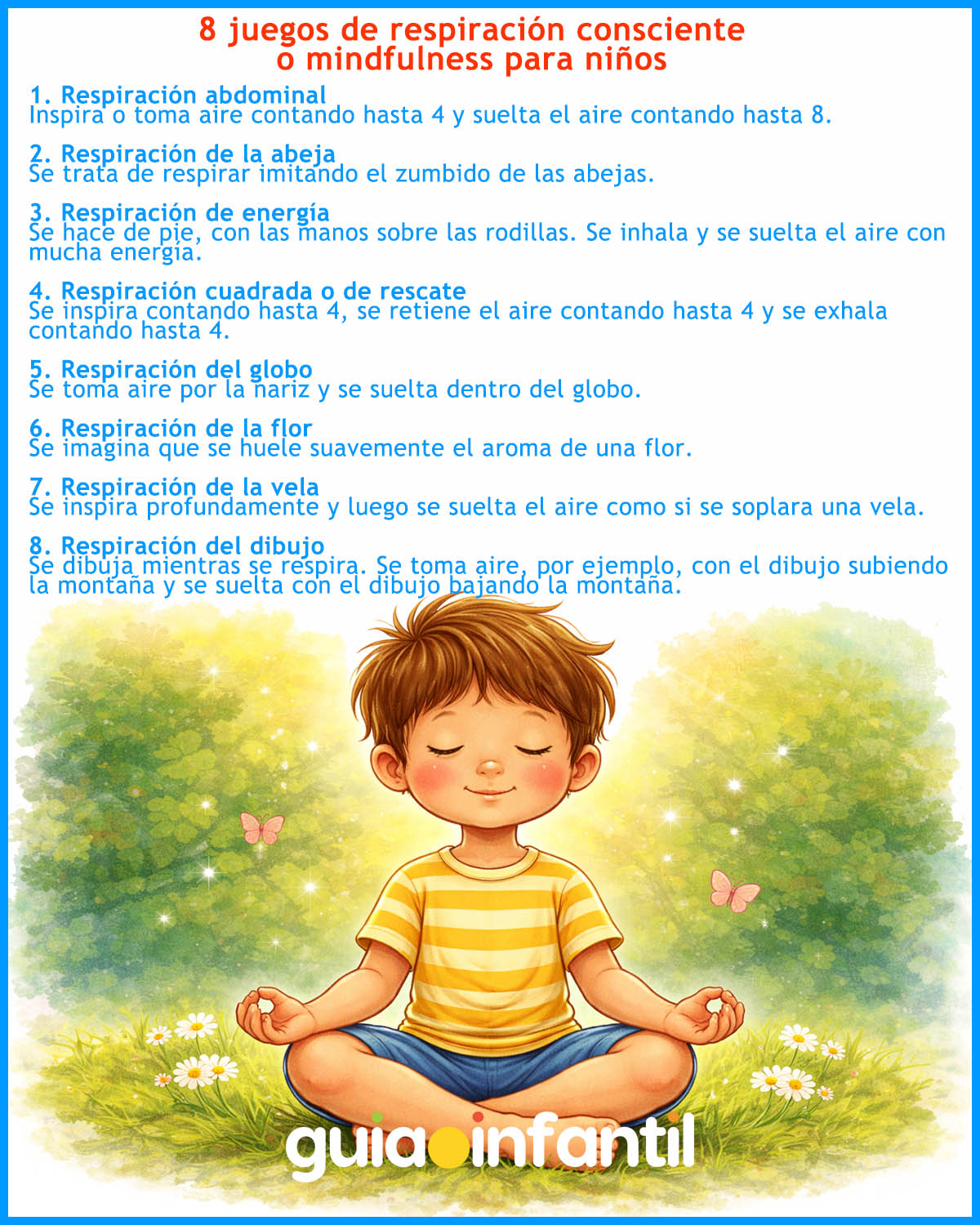 juegos de respiración para niños