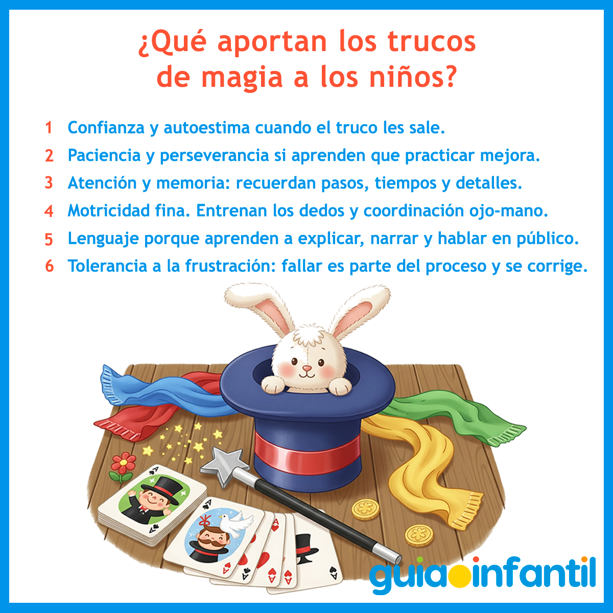 Aporte de los trucos de magia para niños