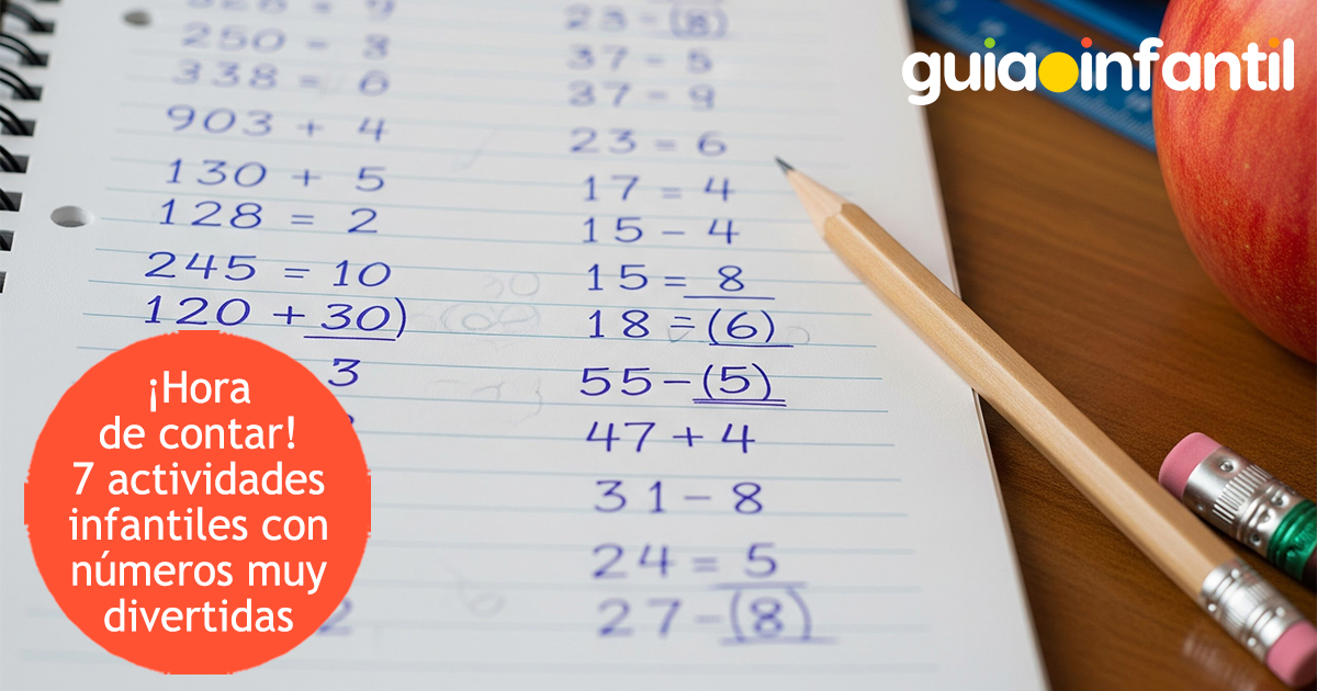 Actividades con números para los niños