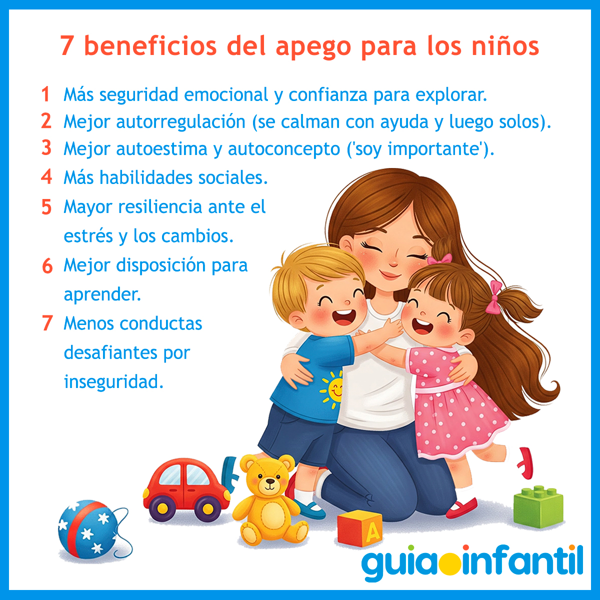 Beneficios del apego para los niños