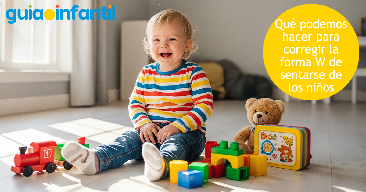 Cómo corregir la postura de la W en niños