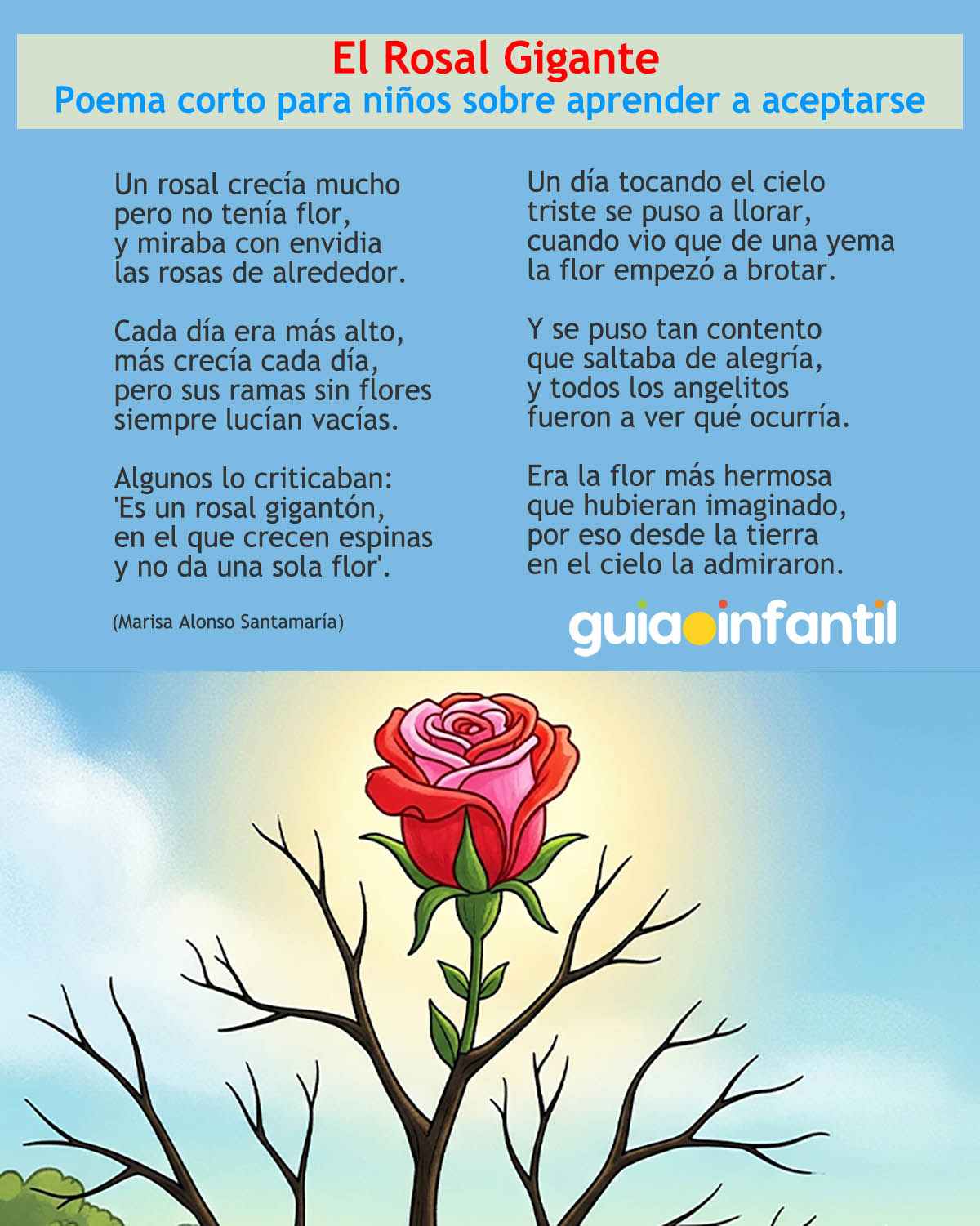 poema El rosal Gigante