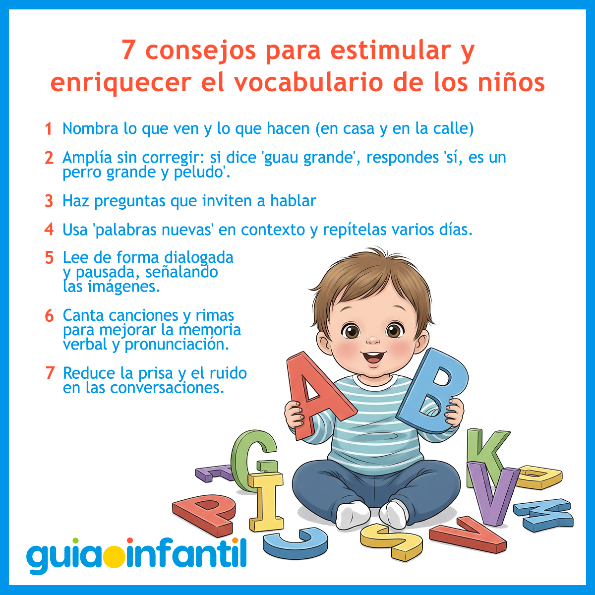 Consejos para estimular el vocabulario de los niños