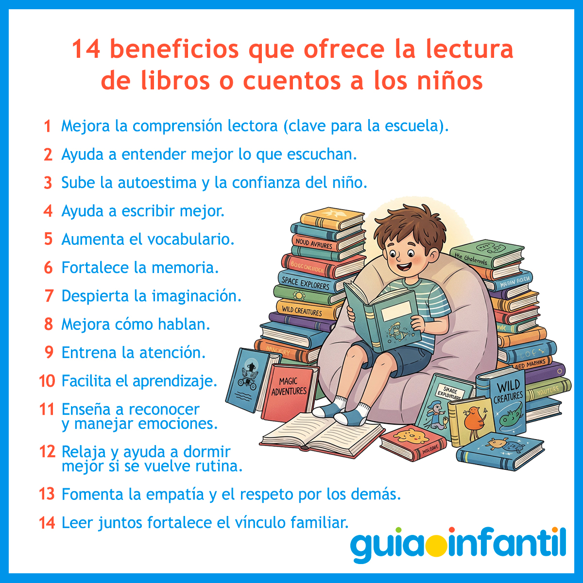 Beneficios de la lectura para los niños