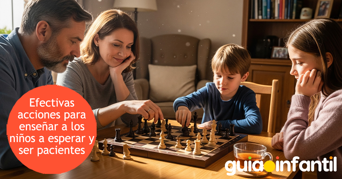 Acciones para enseñar a los niños a ser pacientes