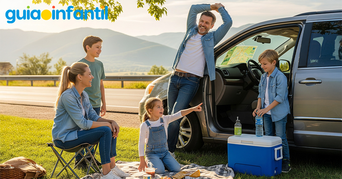 Hacer descansos en un viaje en carretera