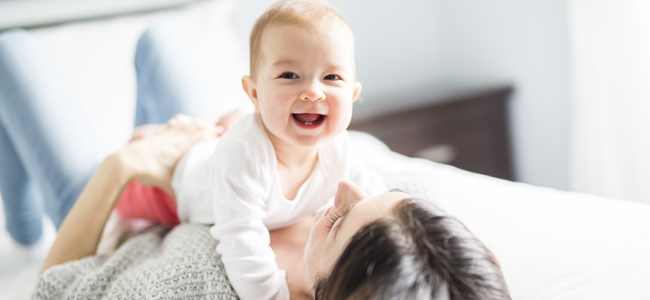 Cómo estimular la sonrisa de los bebés 