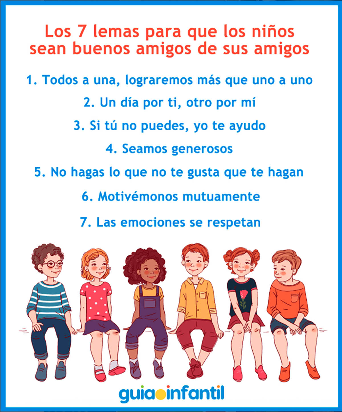 ser amigo para niños