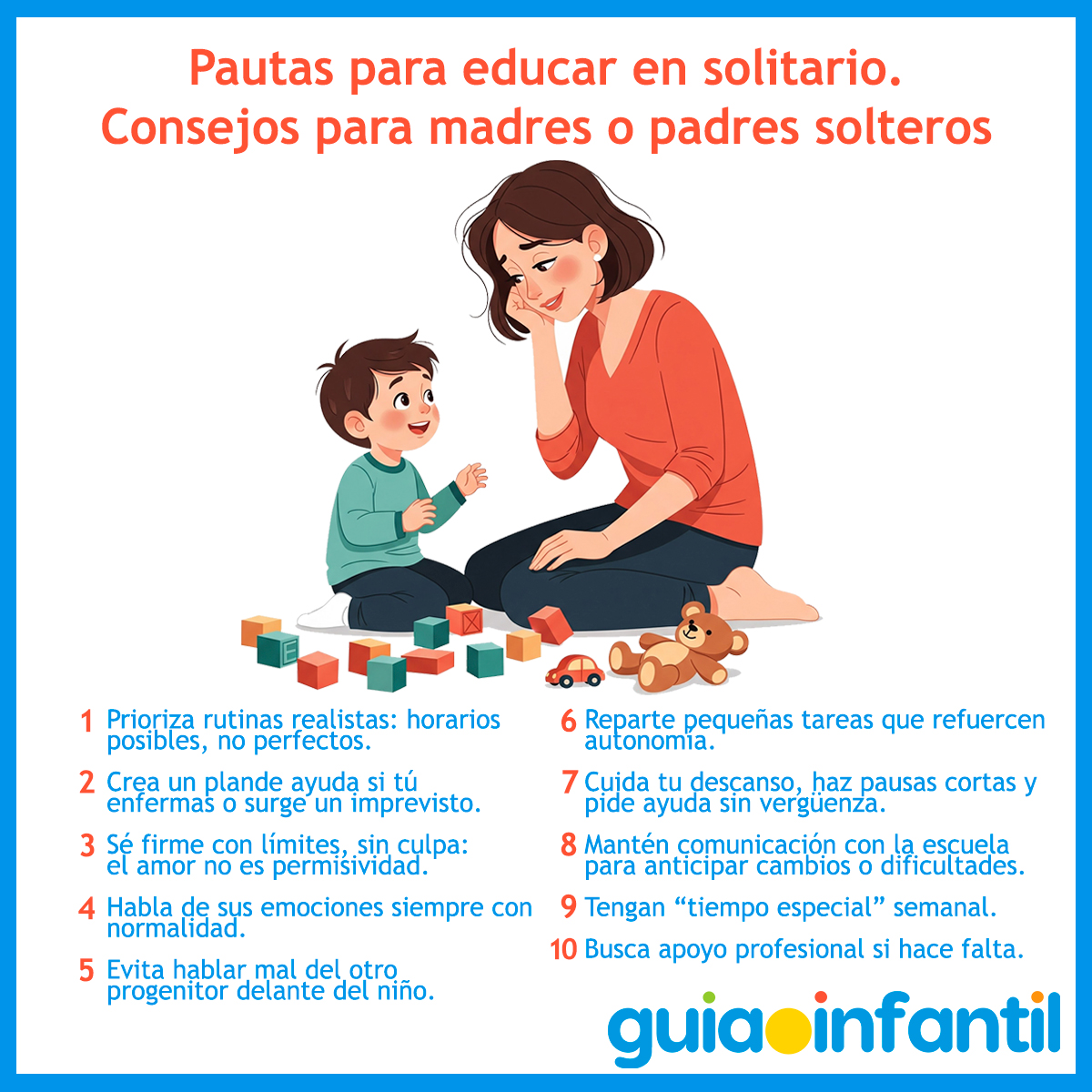 Tips para educar en solitario