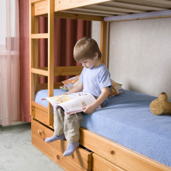 ¿Son aconsejables las literas en el cuarto del niño?