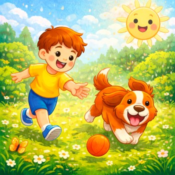 Barón y el niño que estaba triste - Cuento corto sobre las emociones