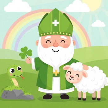 Biografía en cuento de San Patricio para niños - El santo de Irlanda