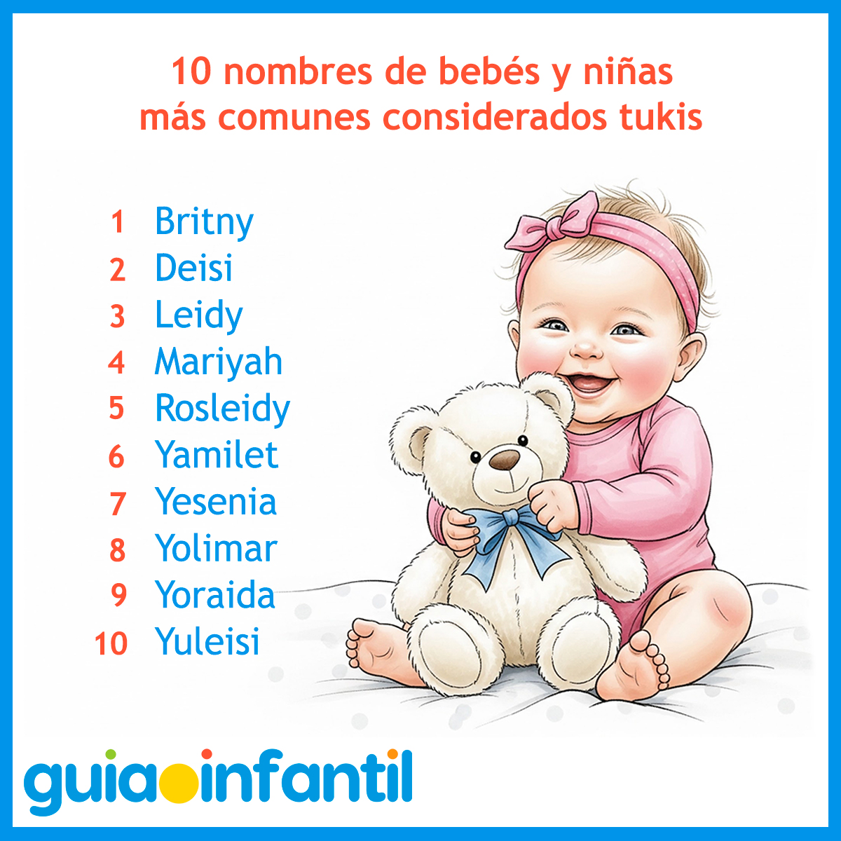 Nombres tukis más populares