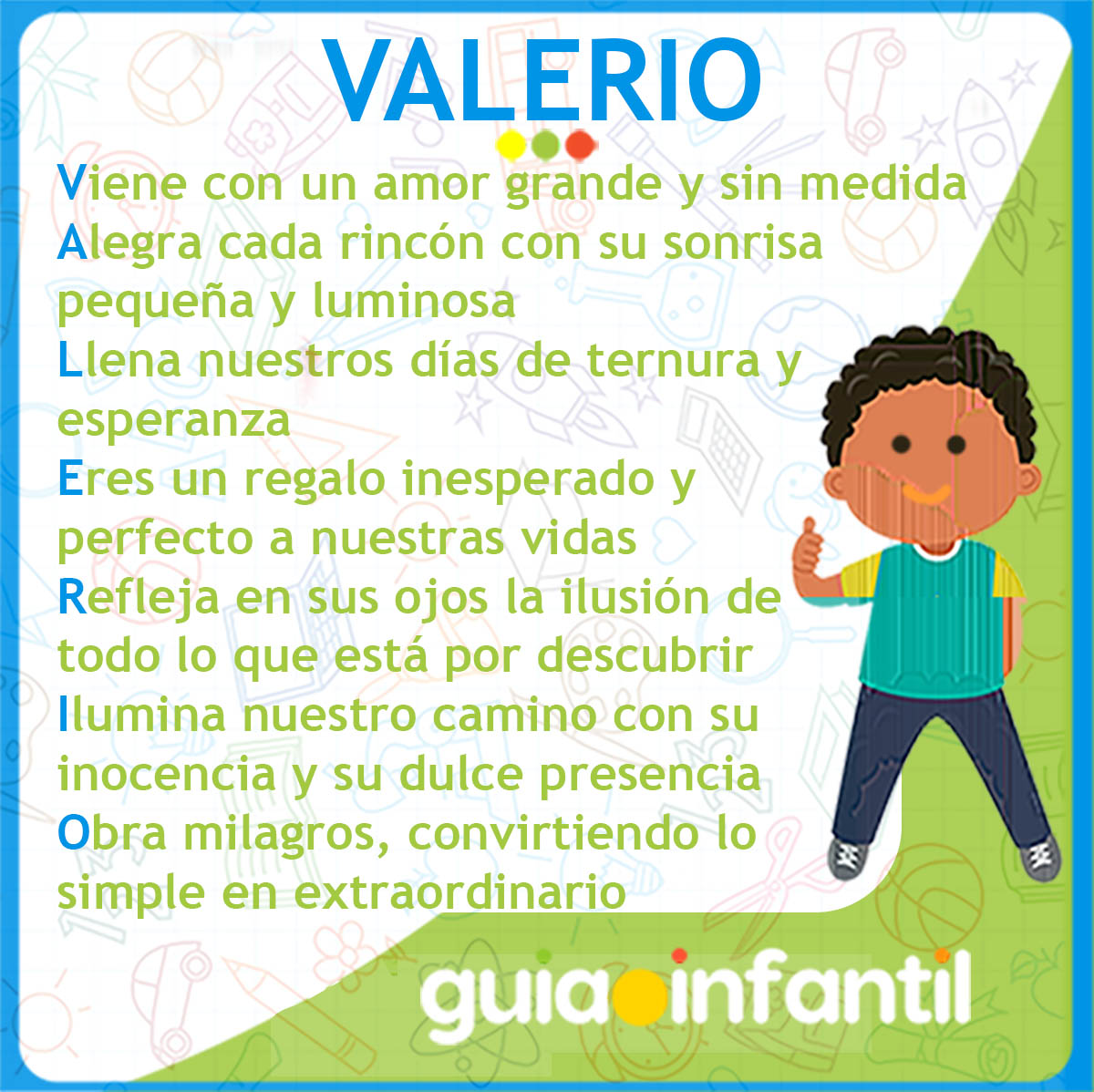 significado de valerio
