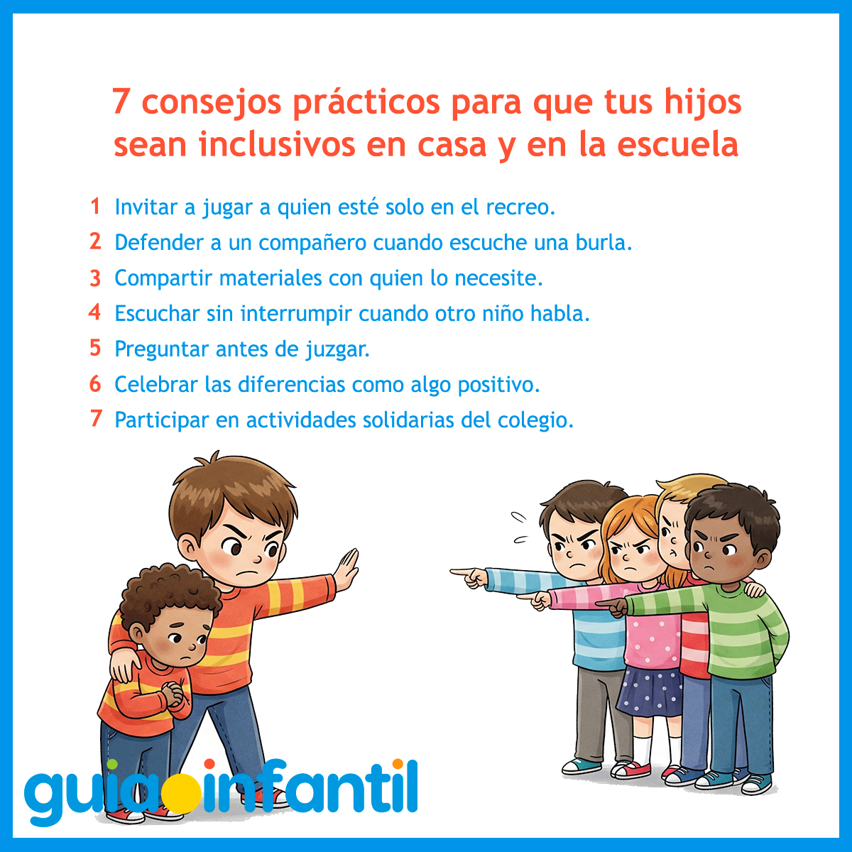 Cómo enseñar a los niños la inclusión